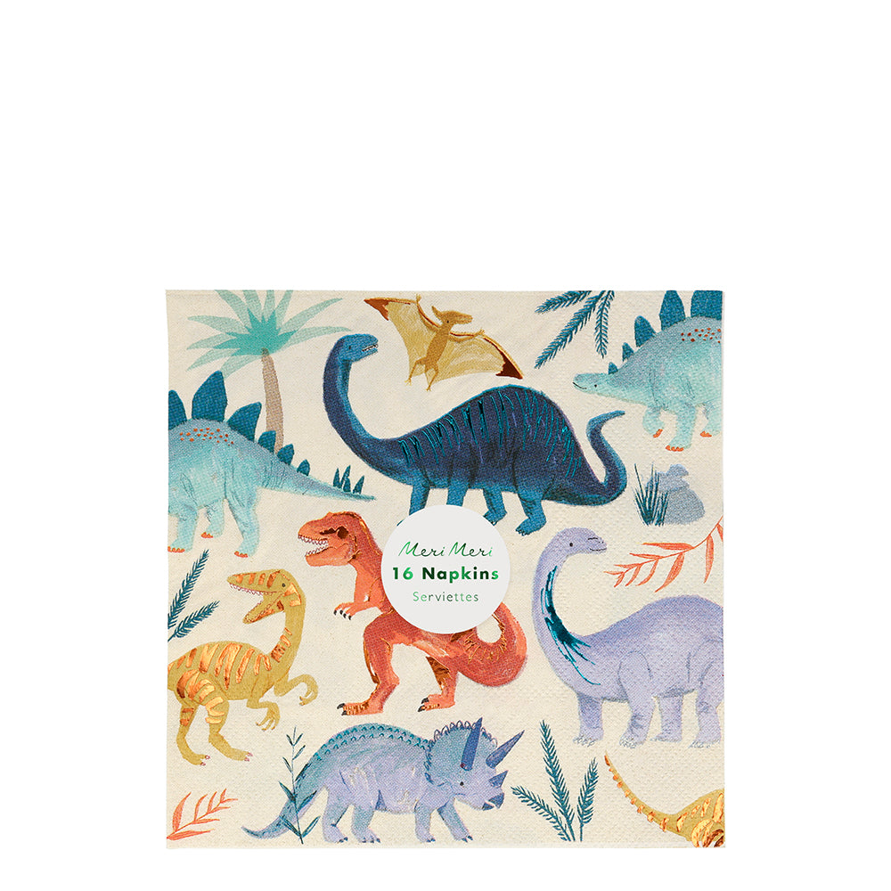 Servilletas reino de los dinosaurios - grandes