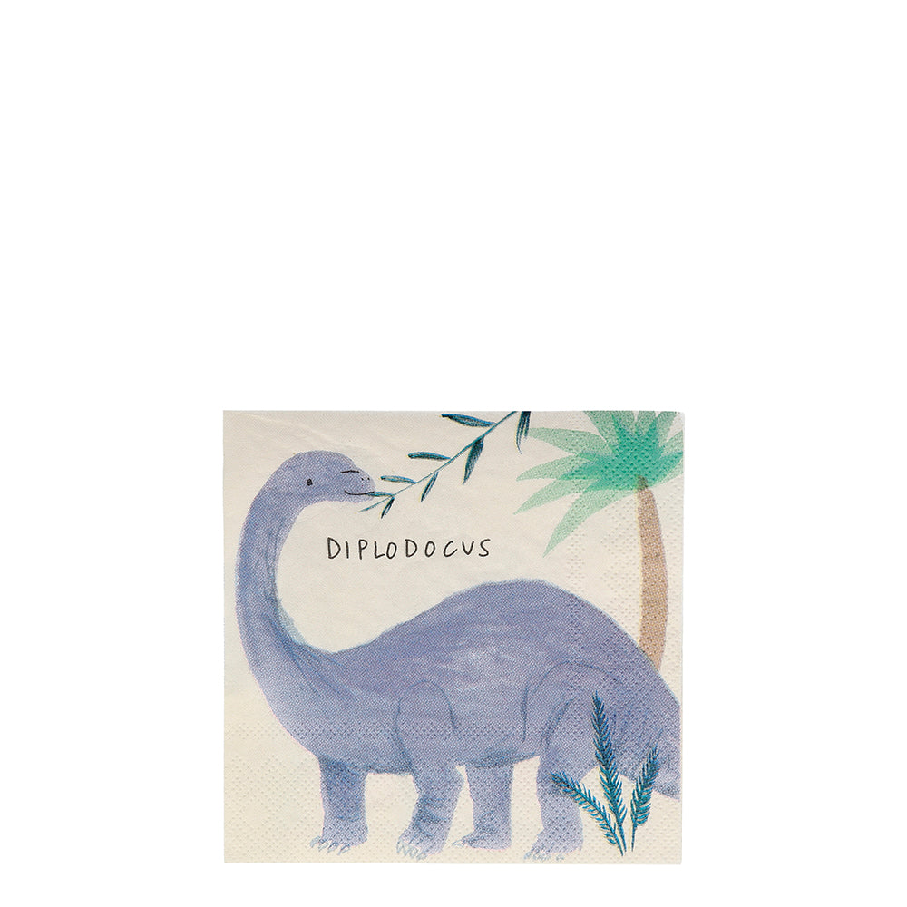 Servilletas reino de los dinosaurios - pequeñas