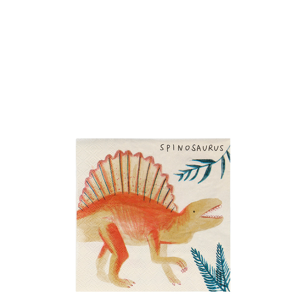 Servilletas reino de los dinosaurios - pequeñas