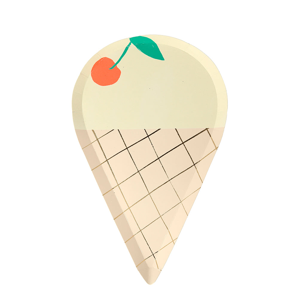 Platos con forma de helado