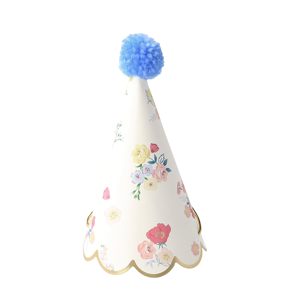 Gorros de cumpleaños jardín inglés