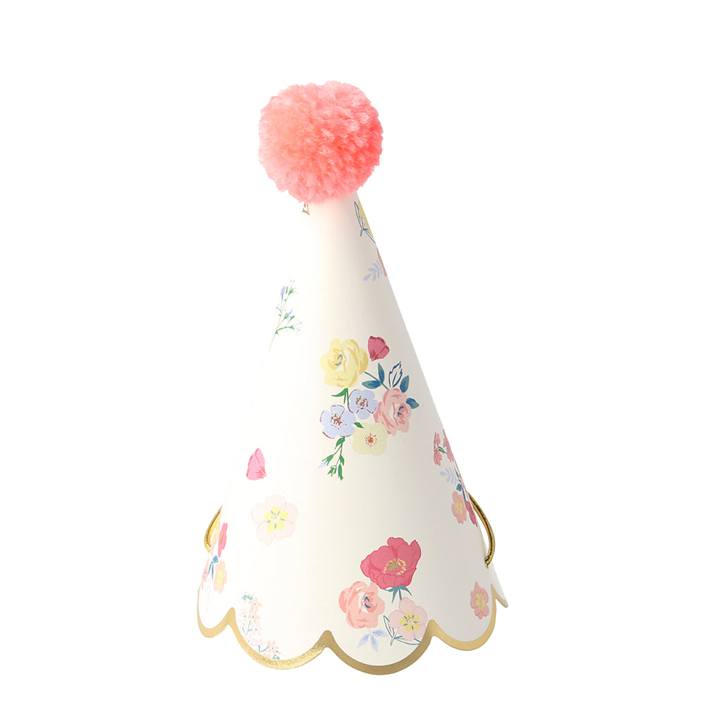 Gorros de cumpleaños jardín inglés