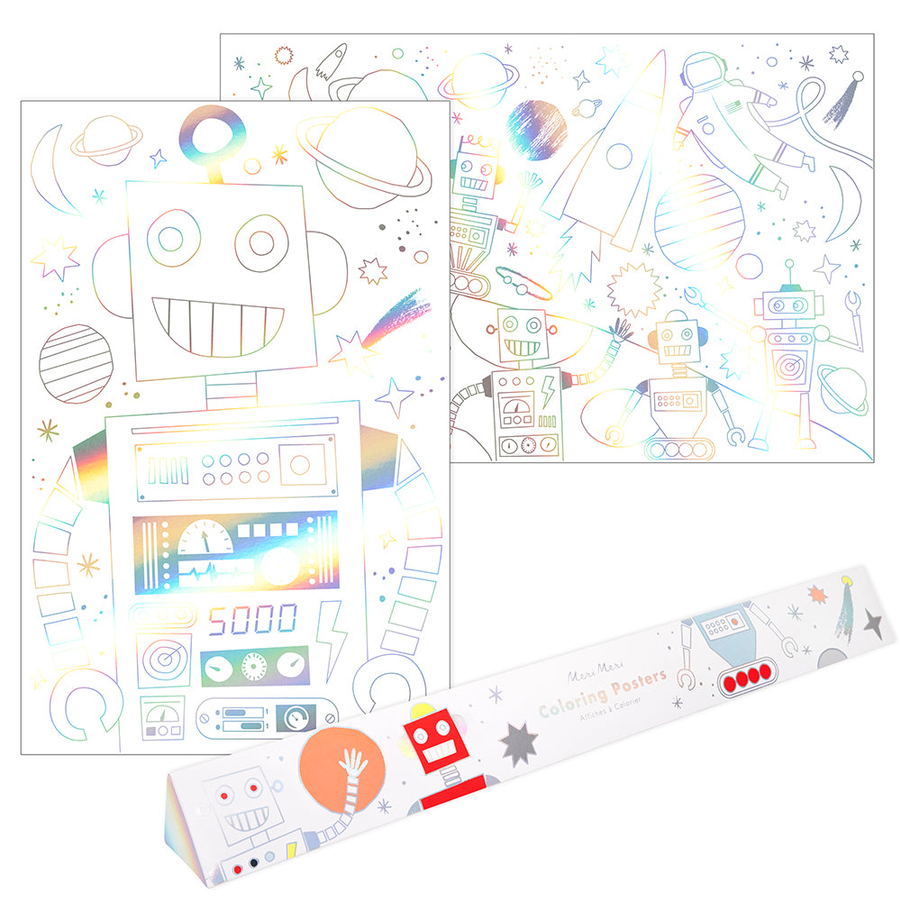 Producto con daño - Posters para colorear - espacial