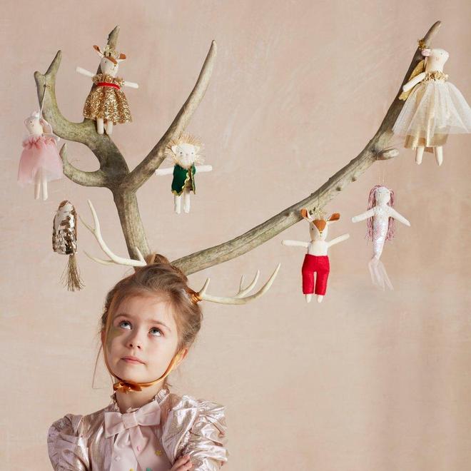 Adorno para el árbol - Mrs Reindeer