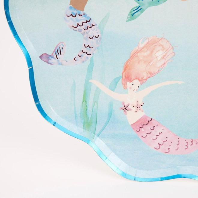 Platos Sirenas nadando - grandes