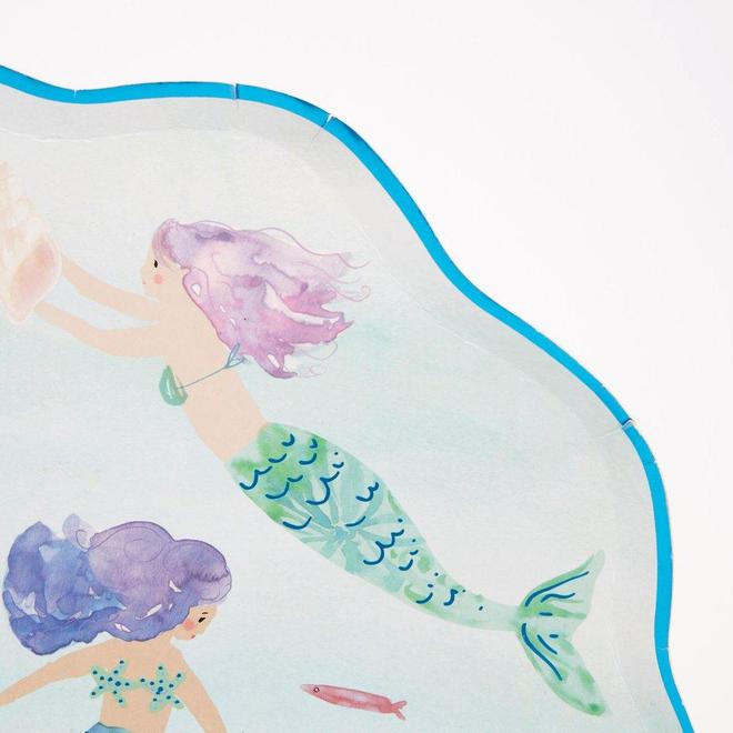 Platos Sirenas nadando - grandes