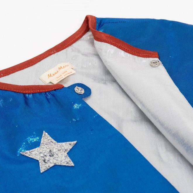 Disfraz - Capa de superhéroe azul