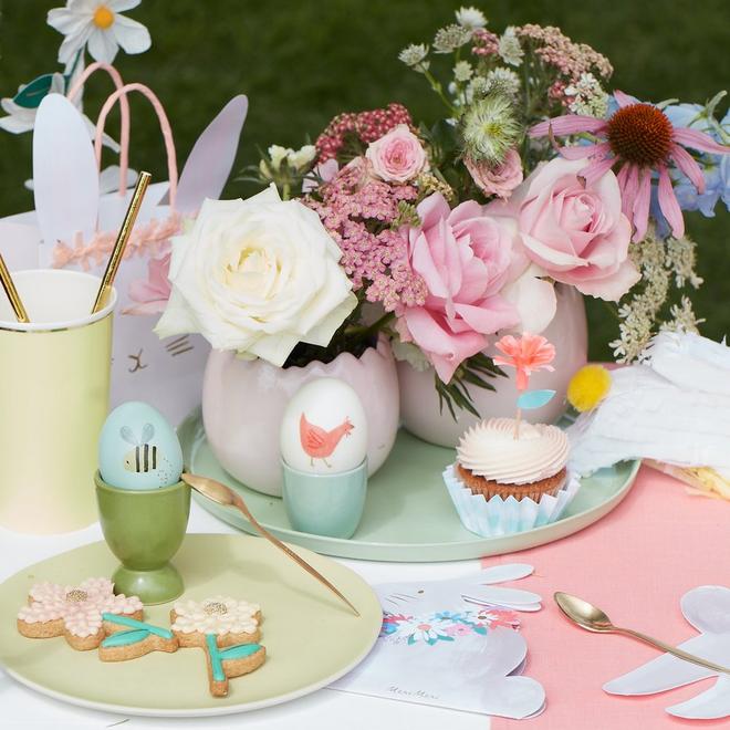 Tatuajes para decorar huevos de Pascua - conejos primaverales