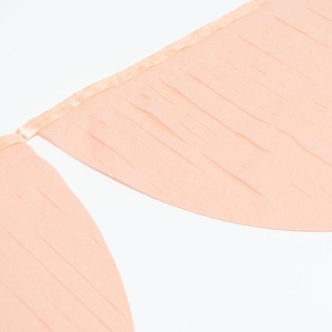 Guirnalda semicírculos gigantes papel de seda - rosado