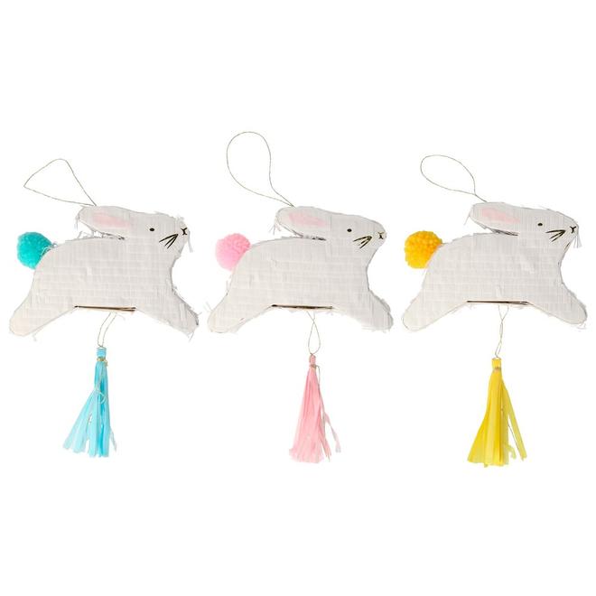 Mini piñatas - conejos primaverales