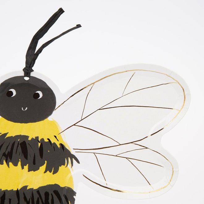 Platos con forma de Abeja