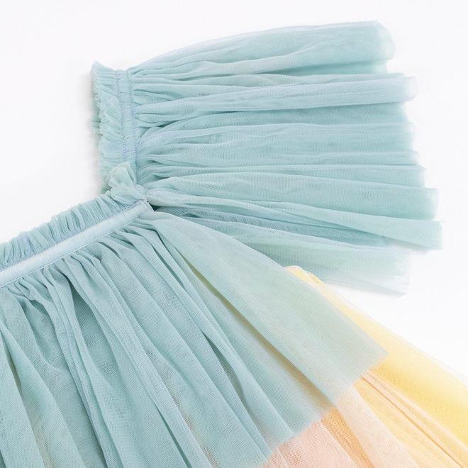 Disfraz - Vestido capas arcoiris pastel (2 tallas disponibles)