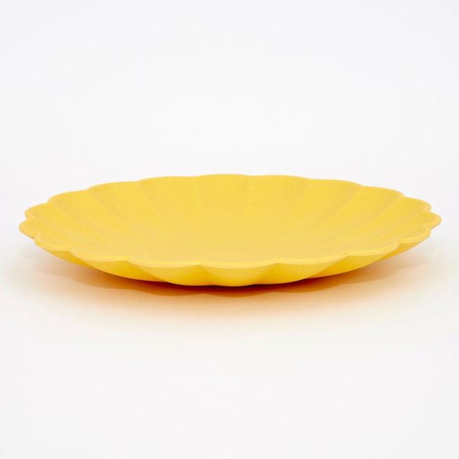 Platos de fibra de bambú - pequeños 19cm