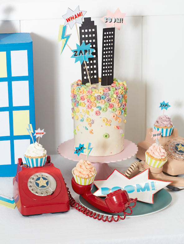 Kit para cupcakes - superhéroes