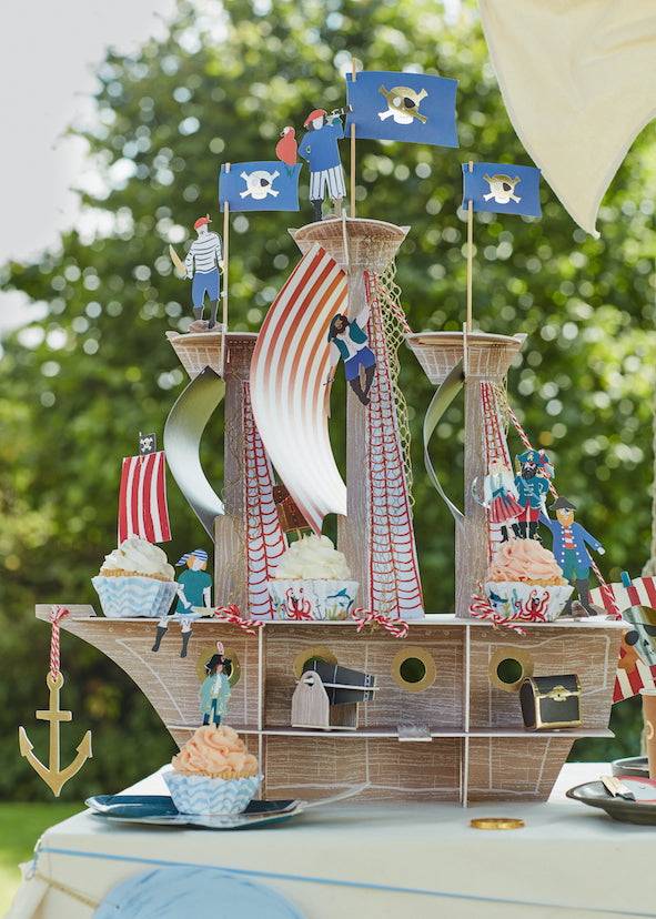 Kit para cupcakes - cofradía pirata