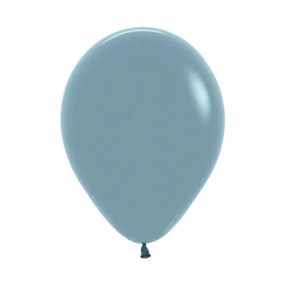Globo 30cm inflado con helio - azules (elige un color)