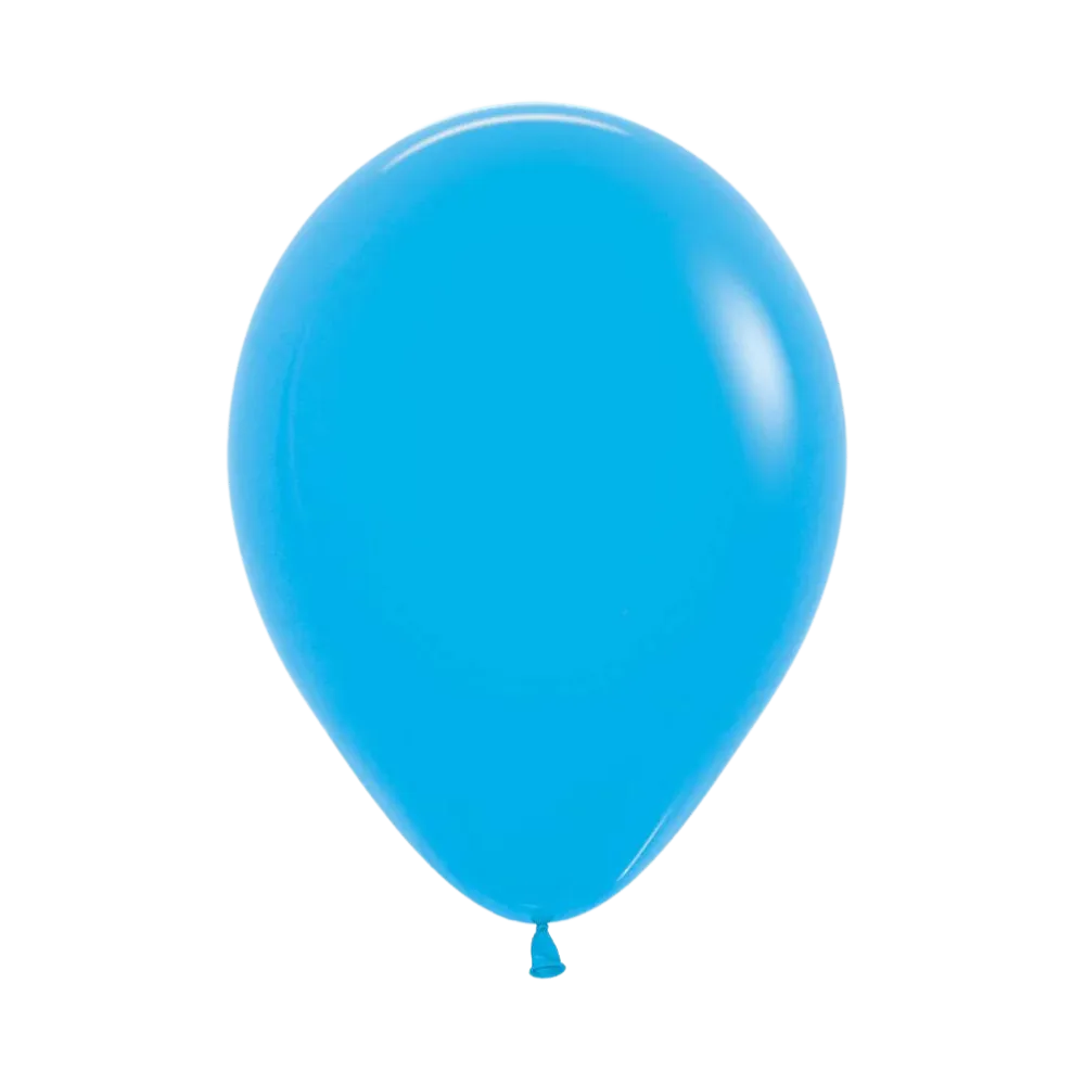 Globo 30cm inflado con helio - azules (elige un color)