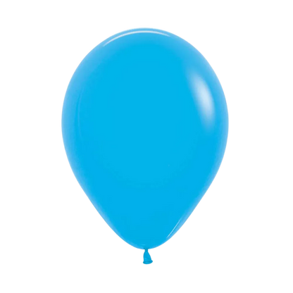 Globo 30cm inflado con helio - azules (elige un color)