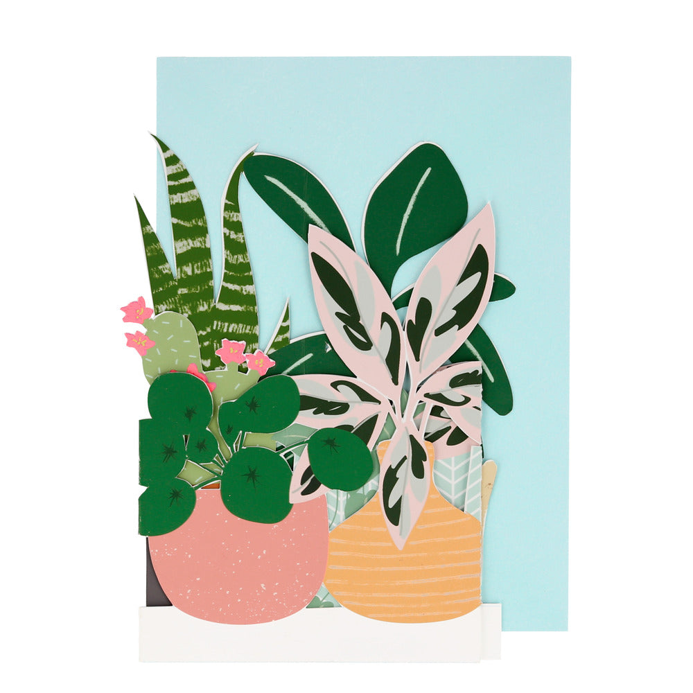 Tarjeta - plantas (en blanco)