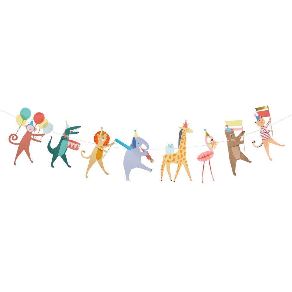 Guirnalda desfile de animales