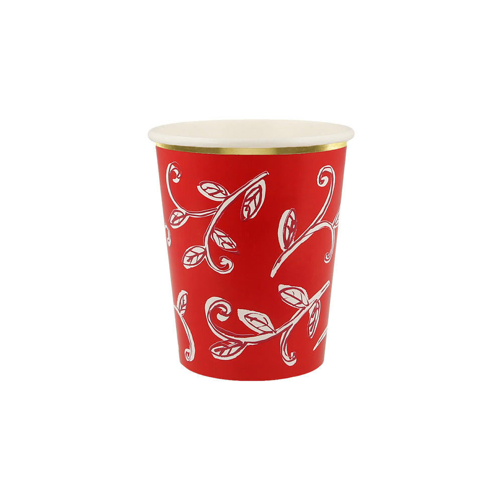 Vasos block print Navidad