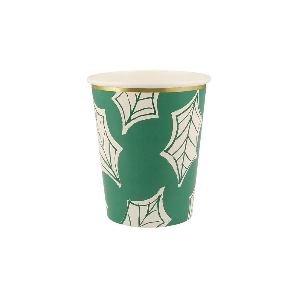 Vasos block print Navidad