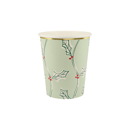 Vasos block print Navidad