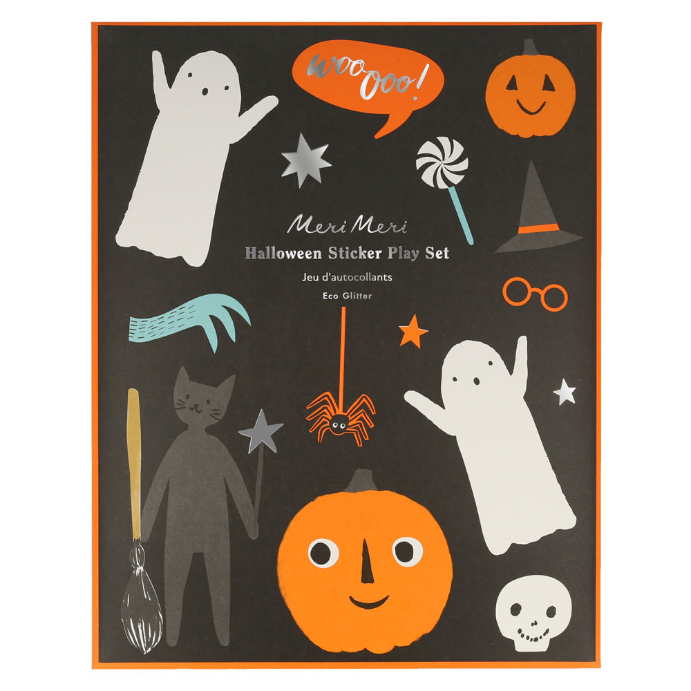Set de stickers y actividades de Halloween