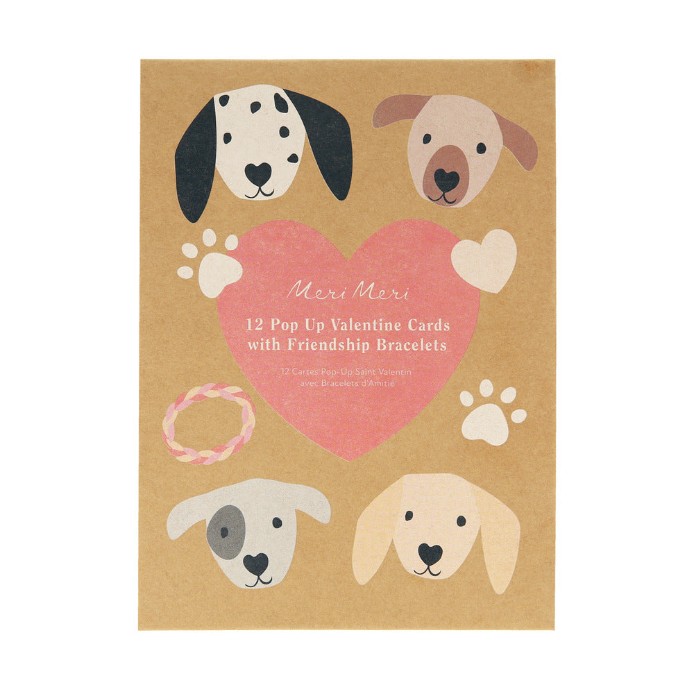 Set tarjetas de la amistad - cachorros (12 unidades)
