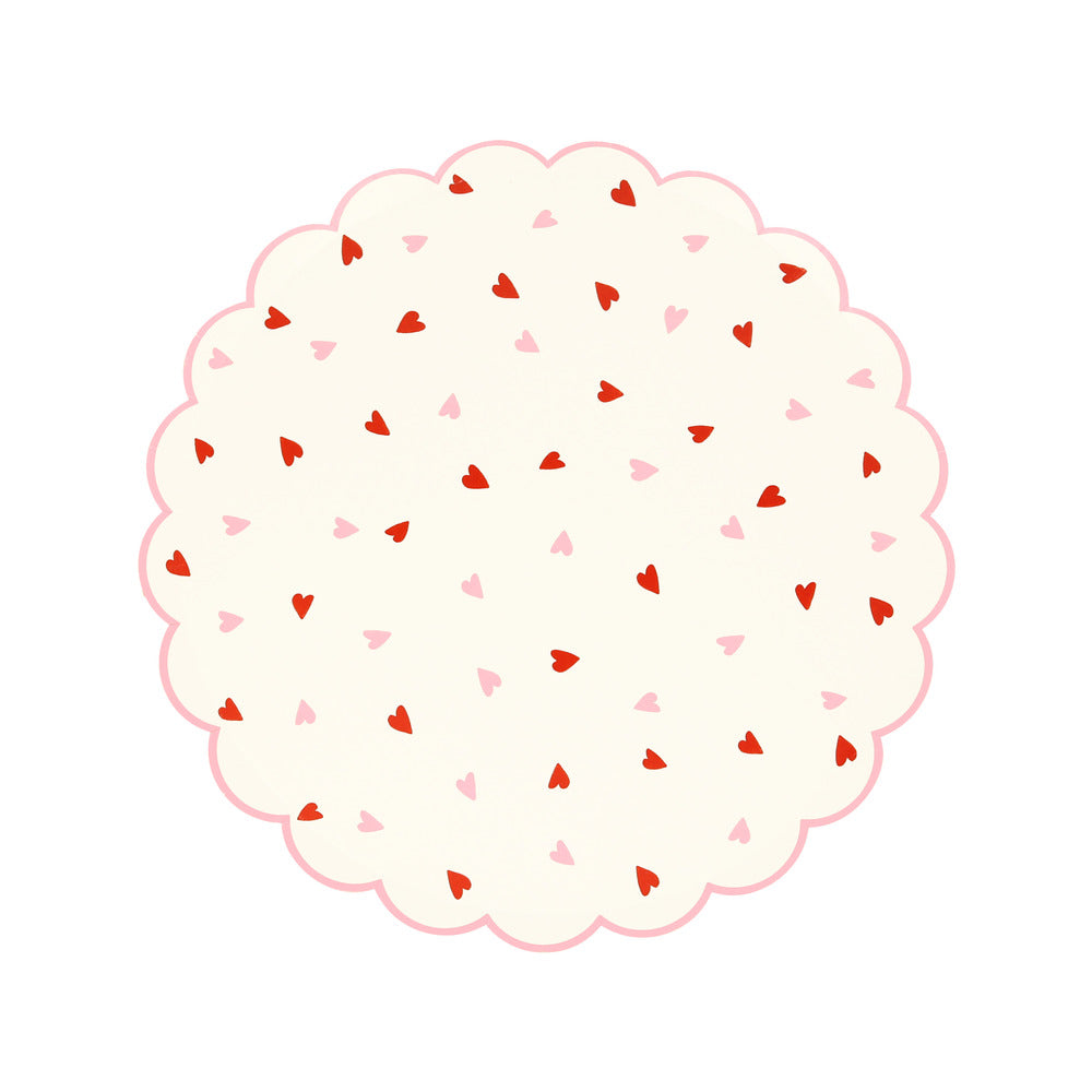 Platos con diseño de corazones mini - medianos