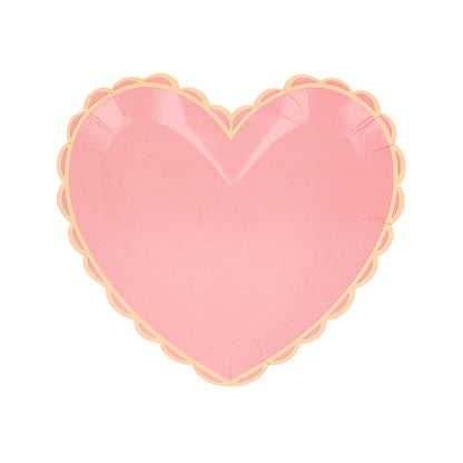 Platos con forma de corazón pastel - pequeños