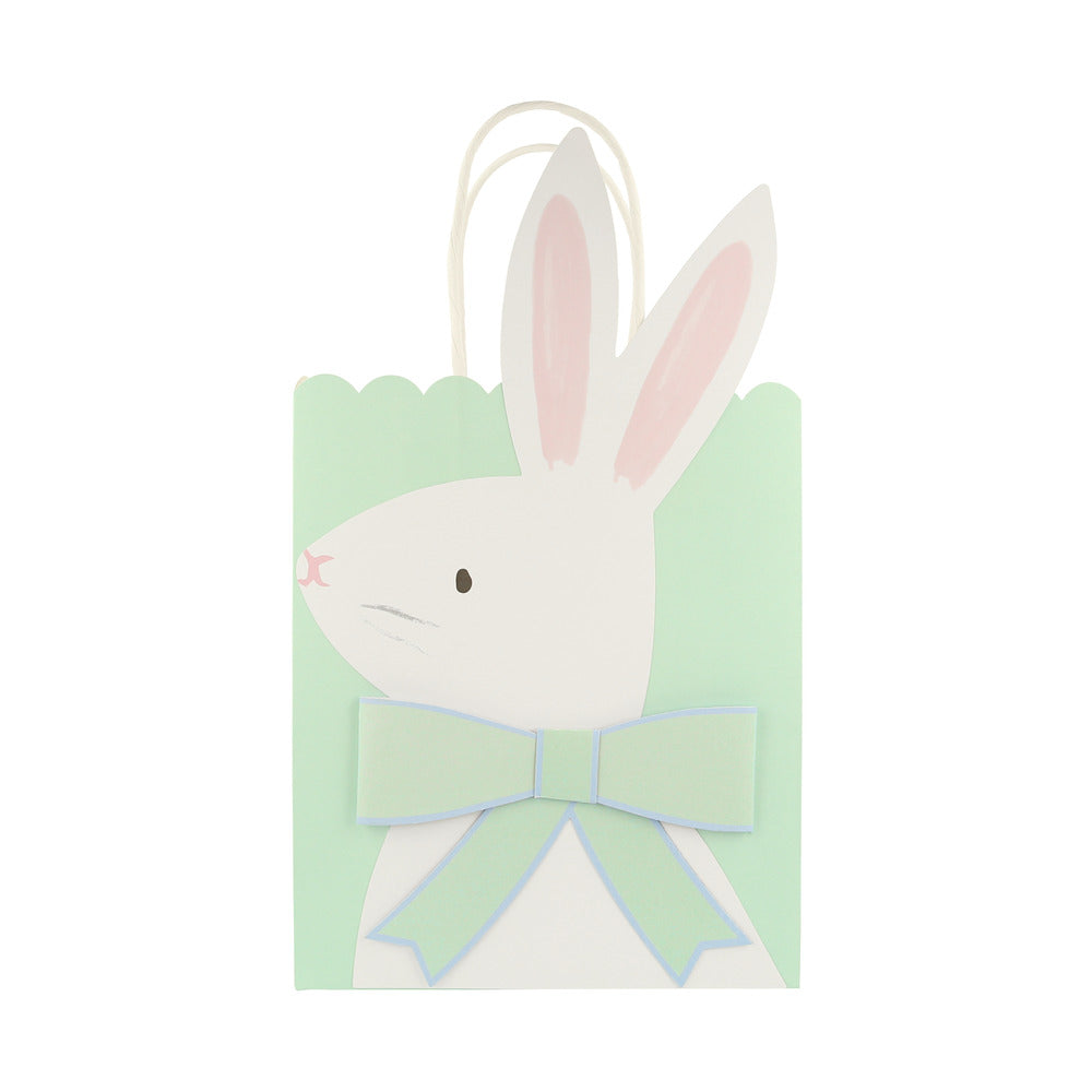 Bolsas con forma de conejos con lazos