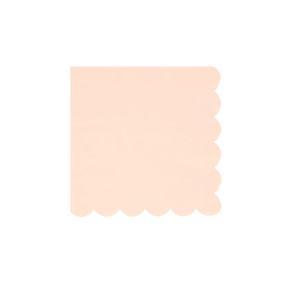 Servilletas lisas rosado ballet  - pequeñas