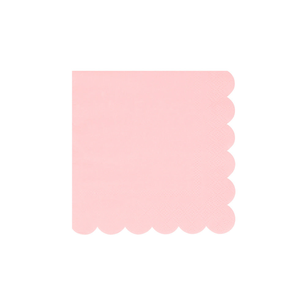 Servilletas rosado algodón de azúcar - pequeñas