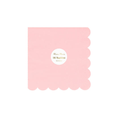 Servilletas rosado algodón de azúcar - pequeñas