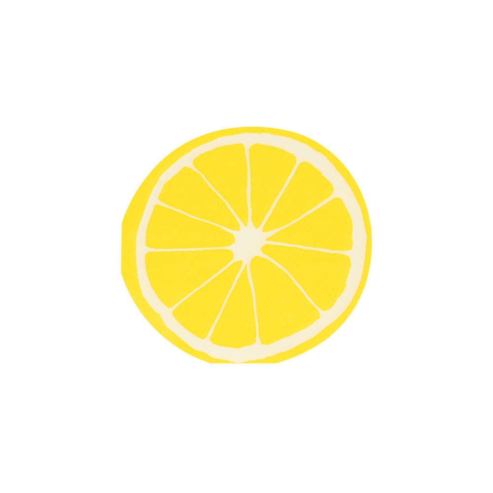 Servilletas con forma de limon