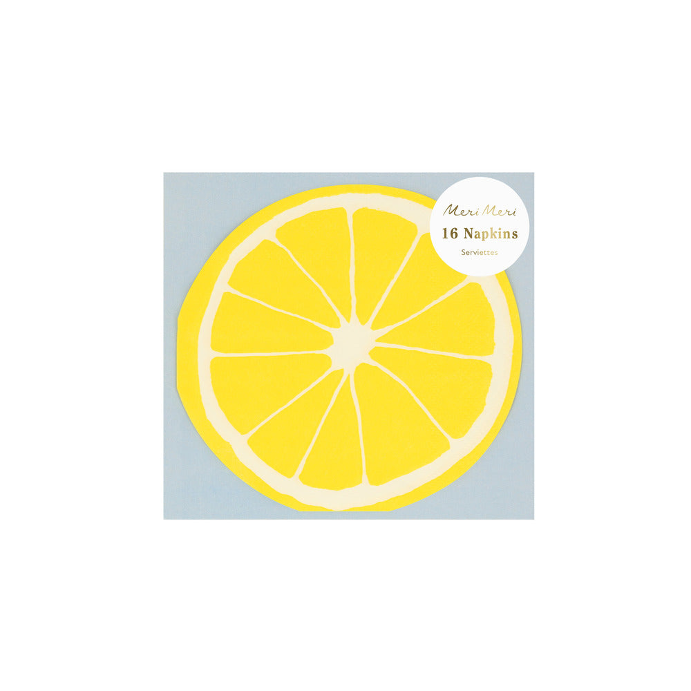 Servilletas con forma de limon