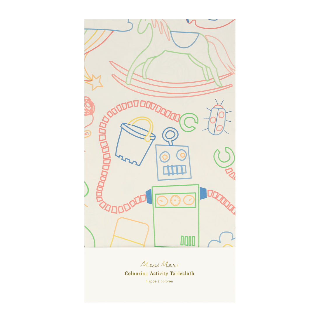 Mantel de papel - dibujos para pintar