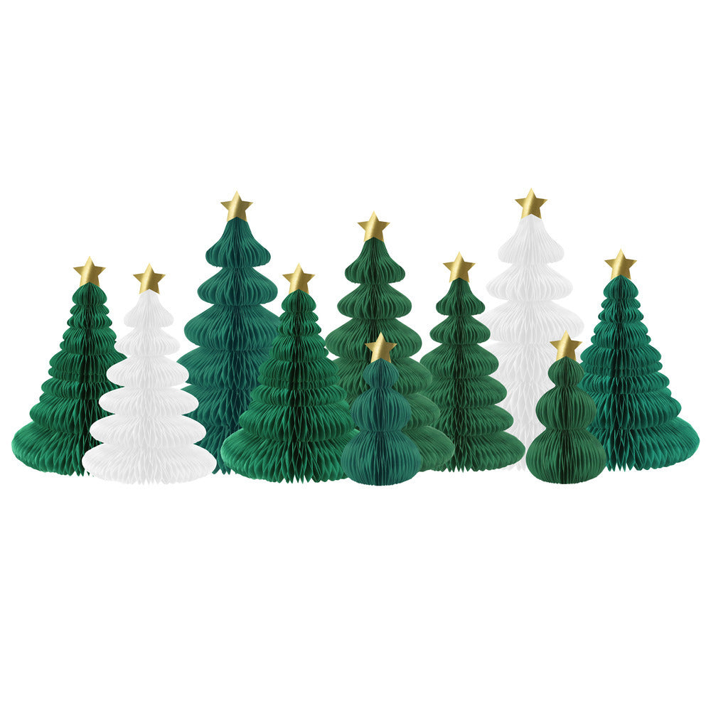 Arboles de Honeycomb - verdes (10 unidades)