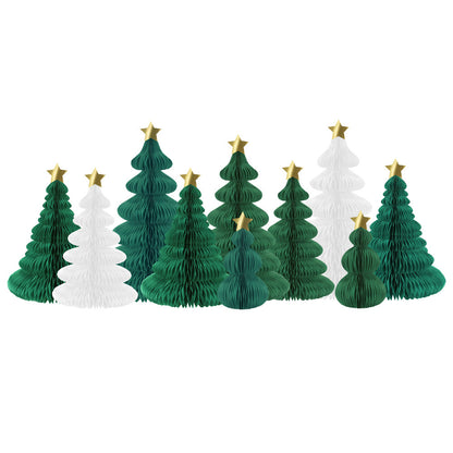 Arboles de Honeycomb - verdes (10 unidades)