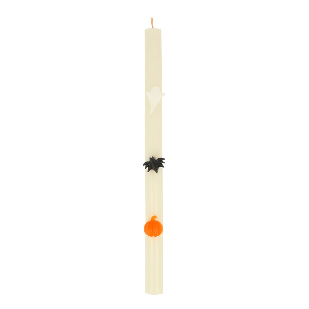 Velas de mesa con iconos de Halloween