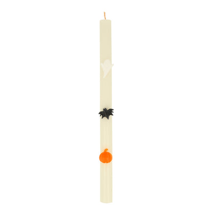 Velas de mesa con iconos de Halloween