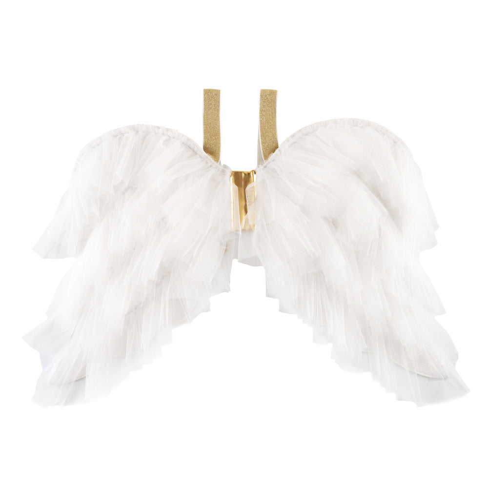 Disfraz - alas de ángel de tul y diadema