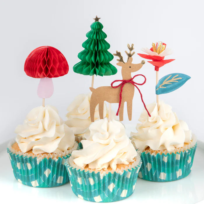 Kit para cupcakes figuras del bosque