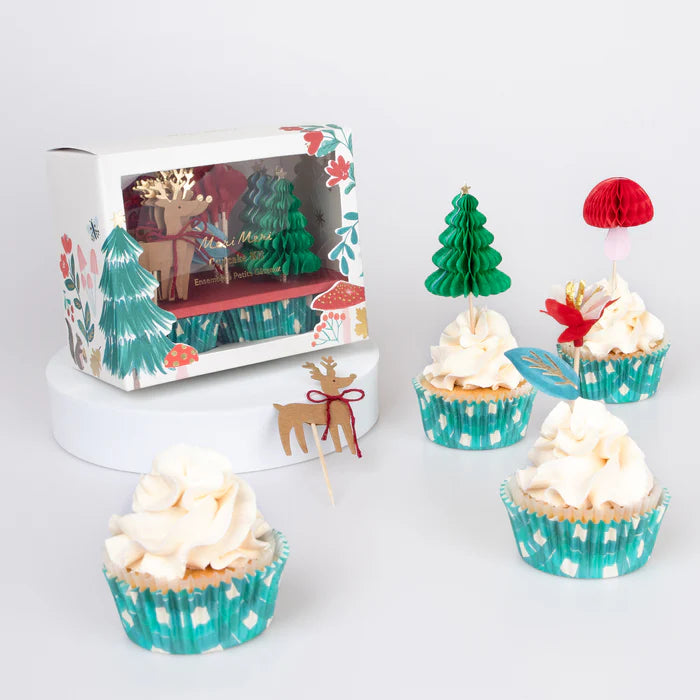 Kit para cupcakes figuras del bosque
