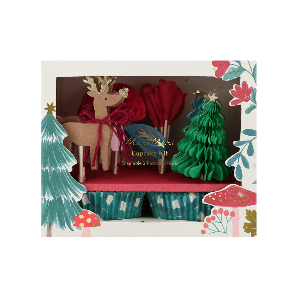Kit para cupcakes figuras del bosque