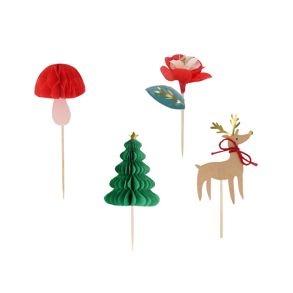 Kit para cupcakes figuras del bosque