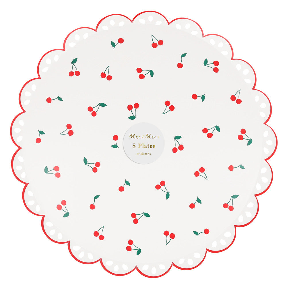 Platos cerezas - grandes