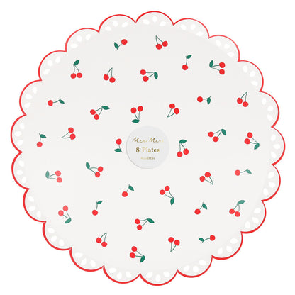 Platos cerezas - grandes