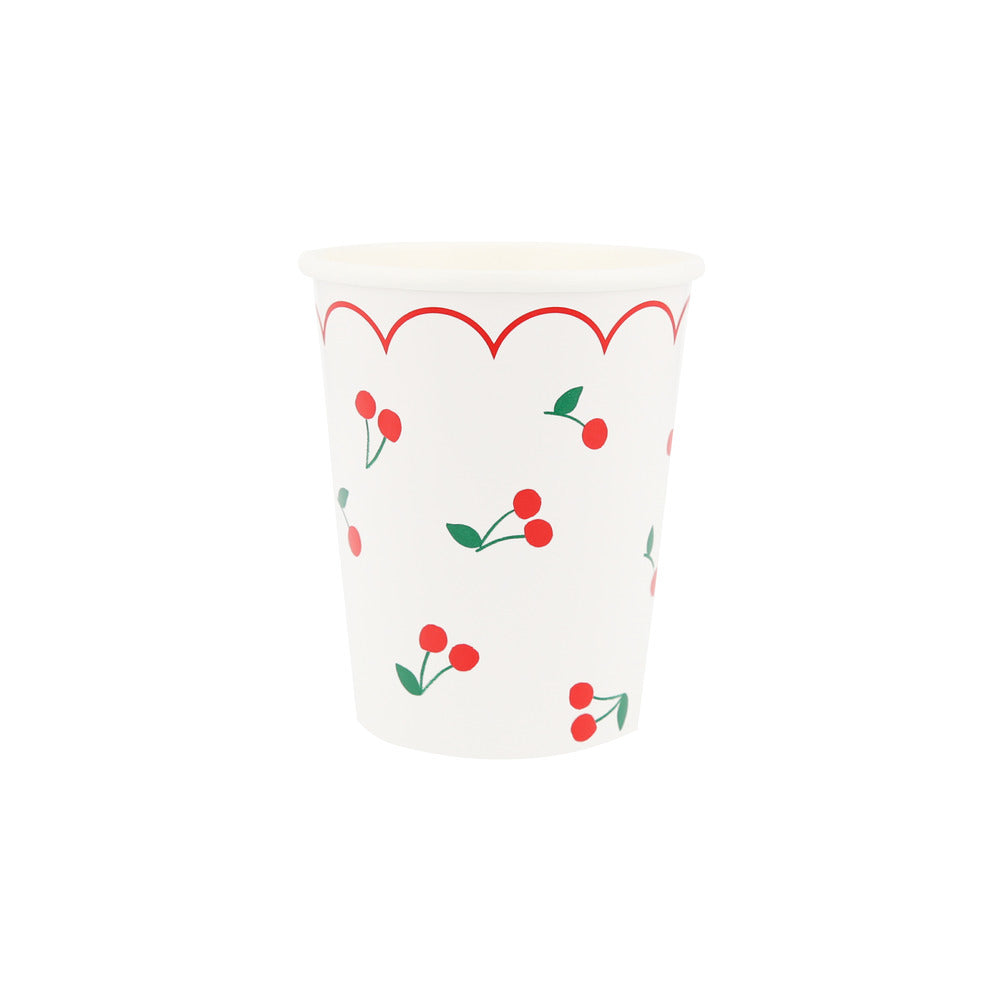 Vasos cerezas